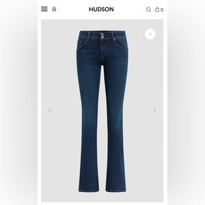 Low-Waisted Bootcut Jeans